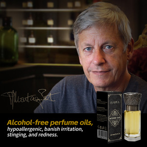 Huile de parfum <span class=keywords><strong>intense</strong></span> Oud sans alcool, senteur boisée épicée avec Oud, Whisky, Bois de Santal et Vanille 0,2 fl.oz - Product Image 3