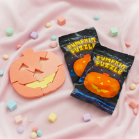 35g Pumpkin Puzzle Sugar Glucose Tablets Press Hard Candy Multi-Colored Fruity Flavor Chinese Sweets