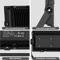 Projecteurs LED réglables LUXINT avec CCT et puissance commutables 30-400w 3000k 4000k 5000k, projecteurs extérieurs pour jardin