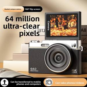 A 2026 Digital Camera Equipped With a High-definition 4K Resolution, 180-degree Flip-up Autofocus, for Taking Photos DCC66 **Fro - Product Image 2