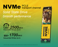 SSD M.2 PCIE 3.0 Bekas NVME3.0 2280 Berkualitas Tinggi 128G-512GB untuk Desktop Internal SSD Laptop Eksternal NVME3.0