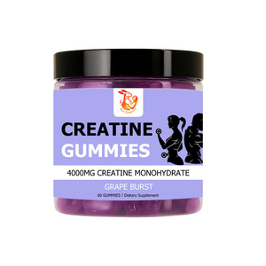 Hot Selling Grape Burst Flavour <b>Creatine</b> Gummies with <b>Creatine</b> Monohydrate Supports Improves Absorption Rates In the Body - Product Image 1