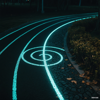 Pierres Lumineuses Pas Chères pour Pavage, Graviers Lumineux Bleu Ciel pour Décoration Paysagère, Fournisseur d'Usine