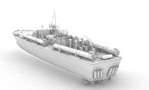 Kit impreso en 3D 1/20 USS Patrol torpedo <span class=keywords><strong>boat</strong></span>, <span class=keywords><strong>kits</strong></span> de control remoto de la PT-109 - Product Image 2