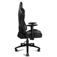 Chaise de bureau pivotante haut de gamme 2026 Pro, confortable, entièrement noire, pour gaming, avec accoudoirs 2D en mousse moulée, Cadeira Gamer noire