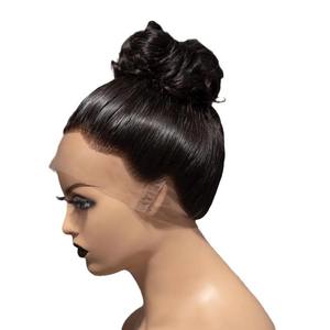 Perruque 360 Lace <span class=keywords><strong>HD</strong></span> en Cheveux Humains Vierges à 100% Noirs Naturels, Peut Être Permanente et Teinte, Bouclée Naturellement, pour le Commerce Transfrontalier - Product Image 5