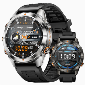 KT80 <b>Smart</b> Watch Dafit 1.43 Inch HD Sports Fitness <b>Bracelet</b> Tracker Flashlight Answer Call 2025 Smartwatch Waterproof - Product Image 2