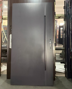 Puerta Principal <span class=keywords><strong>de</strong></span> Aluminio <span class=keywords><strong>de</strong></span> Doble Pivote con Diseño Moderno <span class=keywords><strong>de</strong></span> Polímero Impermeable y Exterior <span class=keywords><strong>de</strong></span> <span class=keywords><strong>Madera</strong></span> para Casa - Product Image 2