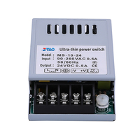 Alimentation à découpage CC ZTAO à sortie unique, tension constante 24V 10W, haute efficacité industrielle, petite taille, SMPS, CE FCC ROHS