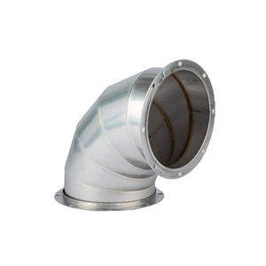 Thép không gỉ khuỷu tay 90 60 <span class=keywords><strong>45</strong></span> độ khuỷu tay thép mạ kẽm hàn khuỷu tay thông gió ống phù hợp kích thước có thể được tùy chỉnh - Product Image 2