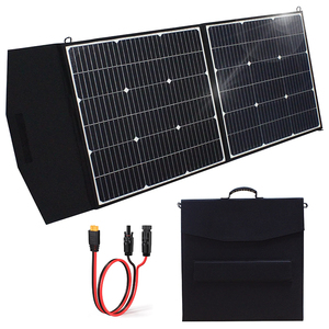 Panneaux solaires pliables 100W, efficacité 22%, USB PD DC, étanches, monocristallins, pour camping en extérieur, charge de camping-car, économiques - Product Image 1