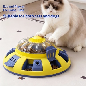 Jouet de puzzle <span class=keywords><strong>pour</strong></span> chien et <span class=keywords><strong>chat</strong></span>, distributeur de friandises à alimentation lente réglable, jouet anti-ennui et de stimulation mentale, style classique et moderne - Product Image 2