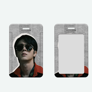 Porte-cartes BangTan Boys 2.0, nouveau modèle, Suga Jungkook Jimin Solo MV, étui à cartes en plastique avec pendentif à sangle <span class=keywords><strong>blanche</strong></span>, marchandises pour fans de Kpop - Product Image 2