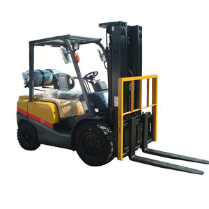 Lpg מלגזה 2.5ton 3ton 5ton פרופן בנזין מלגזה משאית 3 מ '6m מעלית עם סוגר מיכל Lp בחינם לבנייה מחסן - Product Image 2