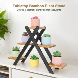 Solid Wood Multi Layer Flower Stand Desktop Window Sill Plant <b>Shelf</b> Nordic Style Succulent Rack Simple Storage Rack - Product Image 2