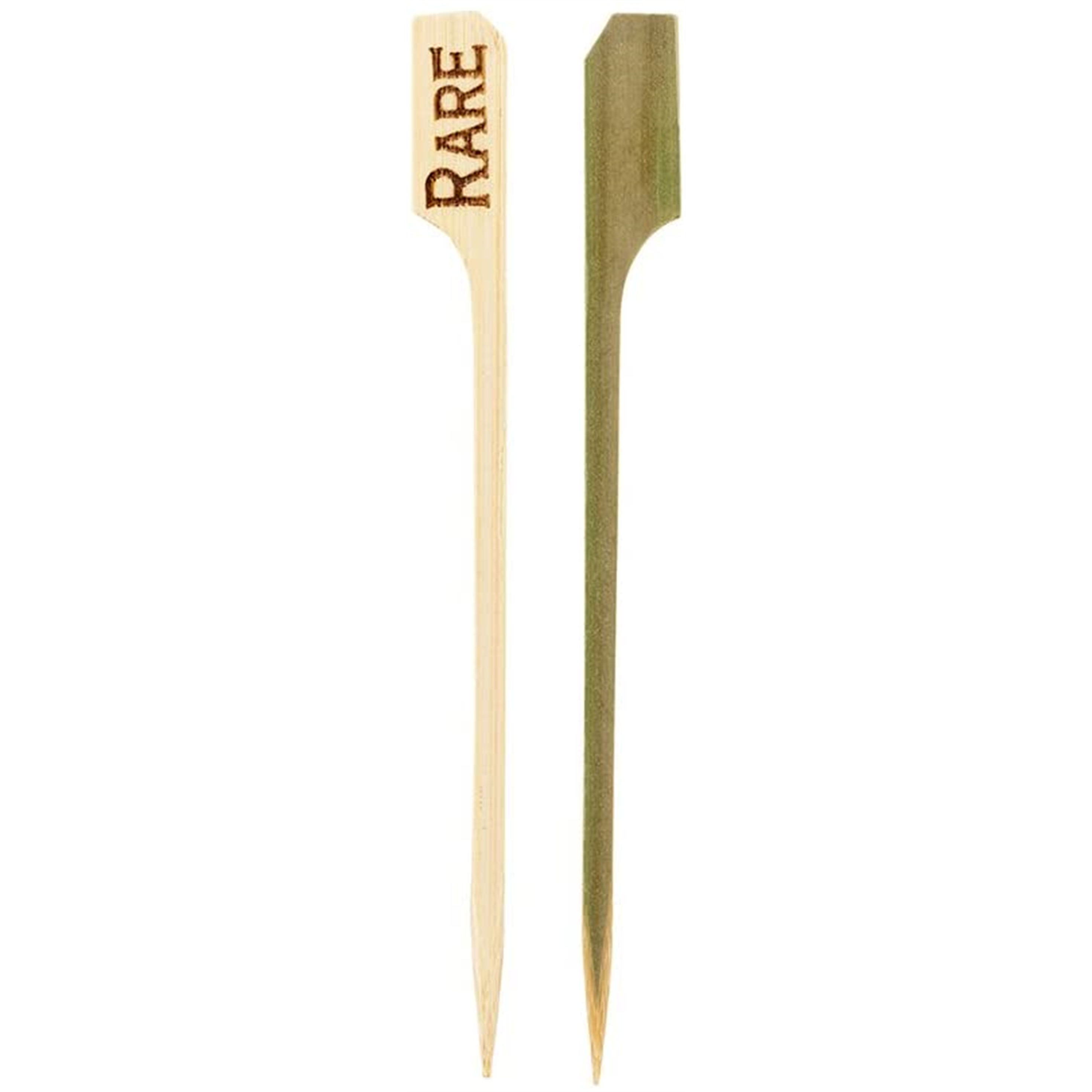 ไม้สเต็กไม้ไผ่สีเขียวขนาด9ซม