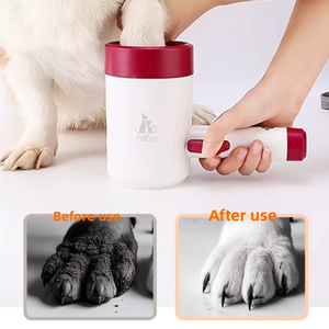 Peine de silicona suave para pies, cepillo de limpieza, taza de limpieza rápida para perros y gatos, lavado de patas sucias para el hogar, taza de limpieza para mascotas - Product Image 3
