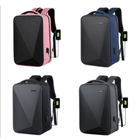 Tas Ransel Travel 16 Inch Kapasitas Besar Kunci Sandi Anti Maling Tas Laptop Dengan Port USB Tas Ransel 3D Multi-Fungsi
