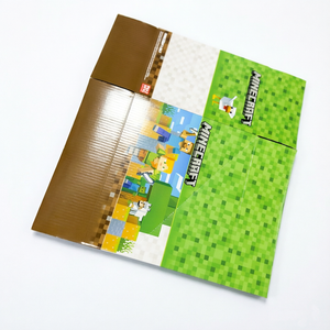 กล่องไมน์คราฟต์ กล่องกระดาษลูกฟูกสีสันสดใส กล่องสีรักษ์โลกสำหรับของเล่น IP - Product Image 4