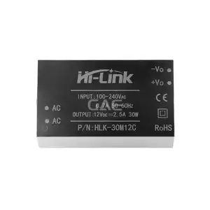 Hi-Link AC-DC Isolated Regulated Power Supply Module 220V to 12V 2.5A 30W with Built-in EMC Circuit HLK-30M12C