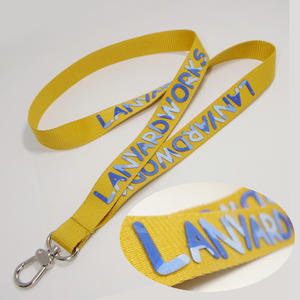 Longes de cou de marque de qualité supérieure avec bracelet en silicone imprimé 2D Logo imprimé en 2D Sérigraphie Matériau polyester durable - Product Image 6
