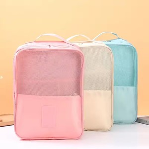 Bolsa de Viaje Portátil de Poliéster Resistente al Agua de Alta Calidad con Cierre, Organizador de Ropa Interior y Zapatos, Multifuncional - Product Image 1