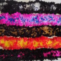 Boas en plumes de dinde multicolores de 250g, écharpe en plumes de dinde en gros pour décoration de mariage, artisanat DIY, léger