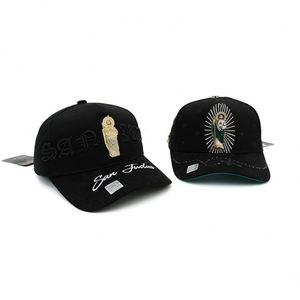 Casquette de baseball en daim avec gros strass San Judas Tadeo, style religieux, Gorras Mexicanos, modèle 2026, très demandée, en stock - Product Image 6