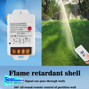 Interrupteur sans fil universel RF 433Mhz 110V 220V 30A Portée 5000M Télécommande pour portail électrique, éclairage, pompe à eau G804 - Product Image 2