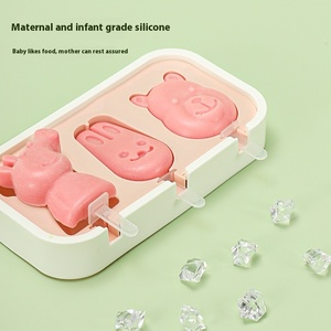 Nhà Máy Trực Tiếp Thân Thiện Với Môi Phim Hoạt Hình Silicone <span class=keywords><strong>Ice</strong></span> Cream Khuôn Cho Trẻ Em Của Pho Mát <span class=keywords><strong>Stick</strong></span> <span class=keywords><strong>Ice</strong></span> Cream DIY <span class=keywords><strong>Ice</strong></span> Khay & Cubes - Product Image 2