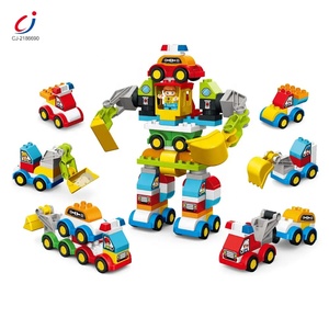 قوالب بناء إبداعية صغيرة مربعة من البلاستيك من Chengji لبنات بناء ثلاثية الأبعاد روبوت - Product Image 1