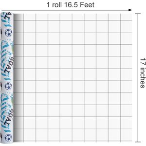 Papel de Regalo de Fútbol Azul y Verde con Diseño de Balón Deportivo, 23.4 Pies Cuadrados, Papel de Regalo para Niños, Adolescentes, Cumpleaños, Día del Padre - Product Image 3