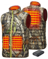 Nouveaux gilets chauffants imperméables et coupe-vent pour hommes, taille plus, avec logo personnalisé, mode, thermique, USB, pour la moto, le ski, la pêche