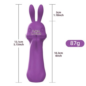 Hot Selling Foreign Trade Cute Bunny Female Sex Toy <b>Vibrating</b> AV Wand Massager Masturbator with 10 <b>Vibration</b> Modes for Women - Product Image 6
