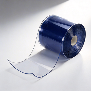 Cortina <span class=keywords><strong>de</strong></span> tiras <span class=keywords><strong>de</strong></span> vinilo flexible transparente <span class=keywords><strong>para</strong></span> control <span class=keywords><strong>de</strong></span> temperatura en fábricas - Product Image 1
