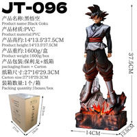 37,5 cm OEM ODM Personnalisé JT-096 GK Nouveau Style Zamas Goku Black FXW Rose Goku Statue Modèle Figurine Anime Saiyan Rose Ornement