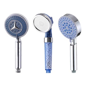 Shower Head Collection Round Pressurized <b>Spray</b> Rain Portable With 3 5 Speed Settings Universal Interface HJ 8054 - Product Image 1