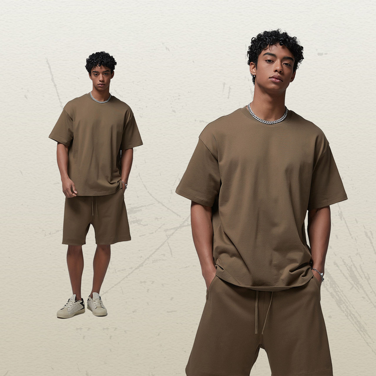 สีน้ำตาล