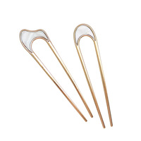 Pinces à cheveux pour filles, nouveaux Design, accessoires, pince à cheveux en métal or en forme de U, fourchettes hanches, épingle à cheveux pour femmes, nouvelle collection