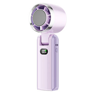 Digital Display High-Speed Bladeless Fan Battery Power Personal Air <strong>Cooler</strong> Travel Outdoor Rpm Turbo Cooling Ice Compress Gear - Product Image 1