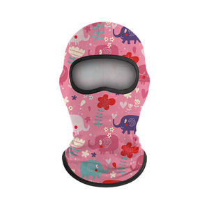 Mascarilla facial para ciclismo para niños, protector de cuello, pasamontañas con estampado de seda de hielo para deportes al aire libre, protección solar de verano para niños - Product Image 2