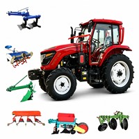 Tracteur agricole compact 4x4 pas cher, 55 CV, 75 CV, 4 roues motrices, avec pompe 2 roues motrices, idéal pour le jardinage et l'agriculture - Prix de vente