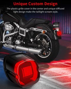 Feu arrière LED fumé à clignotement stroboscopique pour Harley Dyna Road King <span class=keywords><strong>Electra</strong></span> Glide Sportster Heritage - Product Image 2