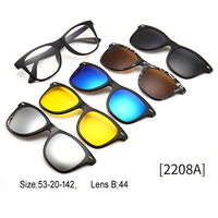 Lunettes polarisées avec montures optiques à Clip 2 en 1, accessoire coloré de bonne qualité