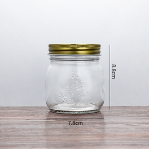 เหยือกแก้วหมักน้ำผึ้งแบบกระป๋องแยม<span class=keywords><strong>สต</strong></span>รอเบอรี่โฮมเมดแบบสุญญากาศทนอุณหภูมิสูง - Product Image 3