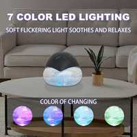 Purificateur d'air domestique à eau, diffuseur d'arômes avec veilleuse LED 7 couleurs, faible bruit, écologique, pour voiture, hôtel, chambre à coucher