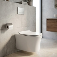 WC suspendu mural en céramique de style européen moderne pour salle de bain