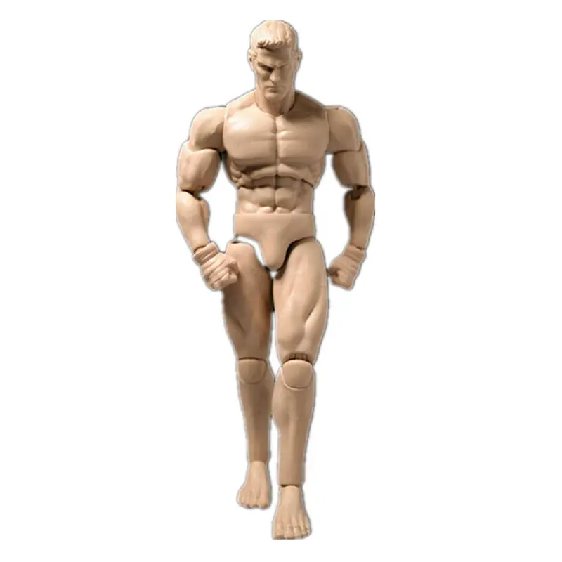 Figura de ação do corpo masculino, boneco personalizado do corpo 1/12, oem, figura de plástico, brinquedo, pvc, forte, miniatura, figura, colecionável