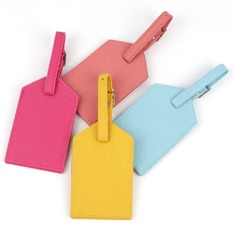 New Leather Luggage Tag Travel Suitcase
