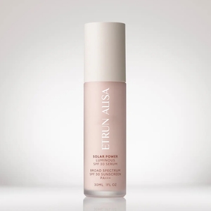 ETRUN ALISA, marque privée, sérum de protection <span class=keywords><strong>solaire</strong></span> minéral radieux <span class=keywords><strong>non</strong></span> <span class=keywords><strong>comédogène</strong></span> Spf 30, fondant à large spectre de manière invisible dans la peau - Product Image 1